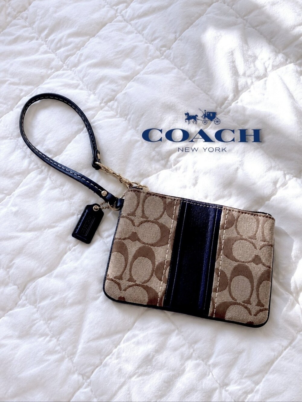 Coach Signature C Wristlet